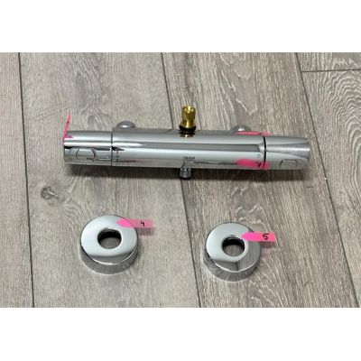 Outlet - Grohe Vitalio Joy XXL zestaw prysznicowy ścienny termostatyczny z deszczownicą chrom 26400001