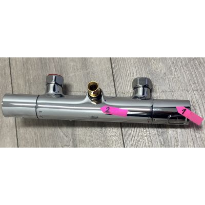 Outlet - Grohe Vitalio Comfort zestaw prysznicowy ścienny termostatyczny z deszczownicą StarLight Chrome 26696001