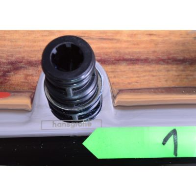 Outlet - Hansgrohe Crometta 160 Showerpipe EcoSmart zestaw prysznicowy ścienny termostatyczny biały/chrom 27265400