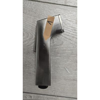 Outlet - Hansgrohe Bidette bateria bidetowa z zestawem prysznicowym podtynkowa czarny chrom szczotkowany 29233340