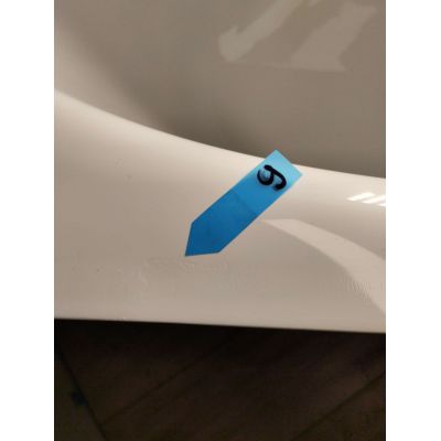 Outlet - Ksuro 03 wanna wolnostojąca 170x80 cm narożna lewa akrylowa biała 31001000