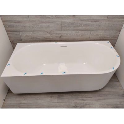 Outlet - Ksuro 03 wanna wolnostojąca 170x80 cm narożna lewa akrylowa biała 31001000