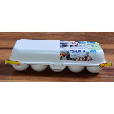 Outlet - Koziol Eggs To Go pojemnik na jajka biały 3179525