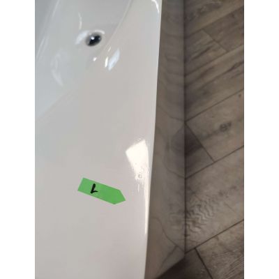 Outlet - Ksuro 03 wanna wolnostojąca 170x80 cm przyścienna akrylowa biała 32004000