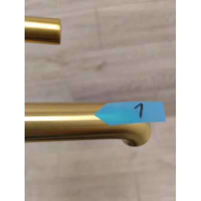 Outlet - Oltens Molle Slim bateria umywalkowa stojąca złoto szczotkowane 32203810