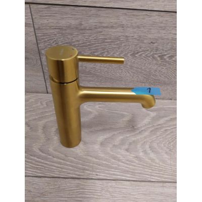 Outlet - Oltens Molle Slim bateria umywalkowa stojąca złoto szczotkowane 32203810