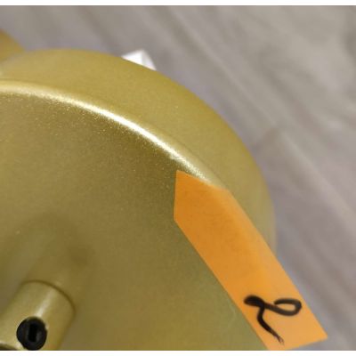 Outlet - Candellux Duo lampa wisząca 3x15W złota/biała 33-01276