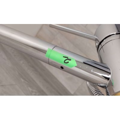 Outlet - Kludi Scope bateria kuchenna stojąca z wyciąganą wylewką chrom 339320575