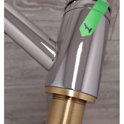 Outlet - Kludi Scope bateria kuchenna stojąca z wyciąganą wylewką chrom 339320575