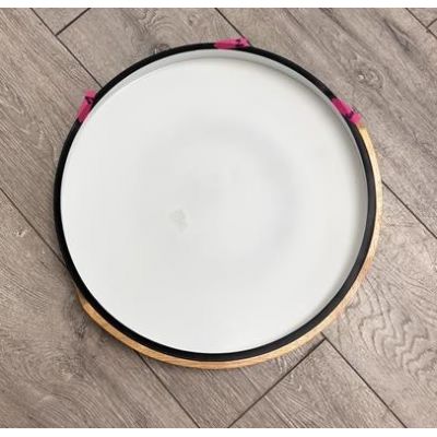 Outlet - Rabalux Maple plafon 1x24W LED biały/czarny mat 3528