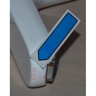 Outlet - Kludi Pure&Easy bateria umywalkowa stojąca biały/chrom 370289165