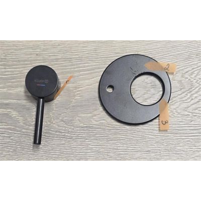 Outlet - Kludi Bozz bateria wannowo-prysznicowa podtynkowa czarny mat 387163976