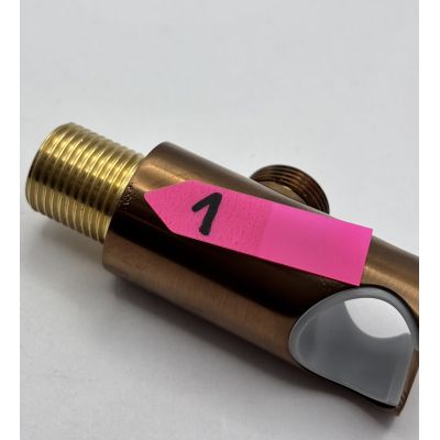 Outlet - Oltens Hvita przyłącze kątowe z uchwytem miedź szczotkowana 39304610