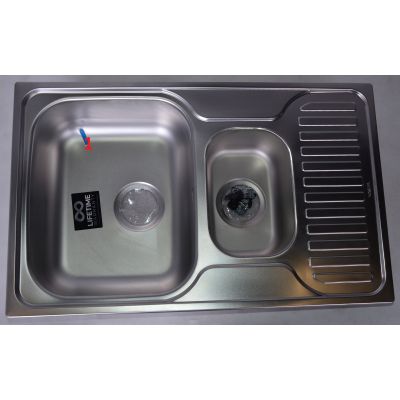 Outlet - Teka Princess 1 1/2C MTX zlewozmywak stalowy 80x50 cm mikrotekstura 40109182