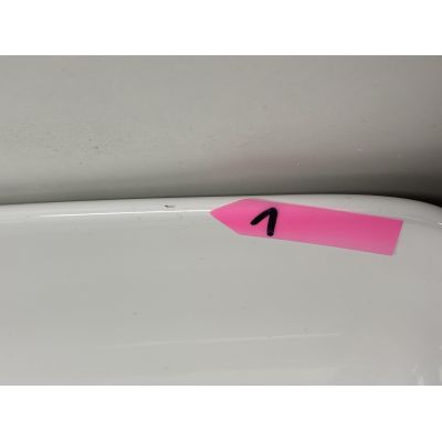 Outlet - Oltens Lustra umywalka 60,5x35 cm prostokątna nablatowa biała 40306000