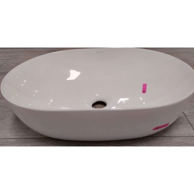 Outlet - Oltens Hamnes Thin umywalka 49,5x35,5 cm nablatowa owalna biała 40319000