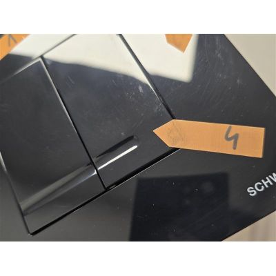 Outlet - Schwab Arte Duo przycisk spłukujący do WC tworzywo czarny 4060415638