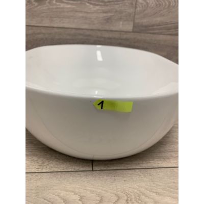 Outlet - Oltens Hamnes Thin umywalka 49,5x35,5 cm nablatowa owalna z powłoką SmartClean biała 40819000