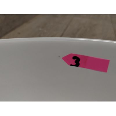 Outlet - Oltens Hamnes Thin umywalka 62x42 cm owalna nablatowa biała 41314000