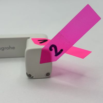 Outlet - Hansgrohe AddStoris haczyk na ręcznik podwójny biały mat 41755700