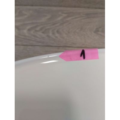 Outlet - Oltens Hamnes Thin umywalka 51x39 cm nablatowa owalna z powłoką SmartClean biała 41813000