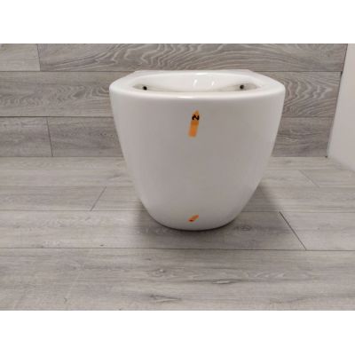 Outlet - Oltens Hamnes miska WC wisząca bez kołnierza biały 42013000