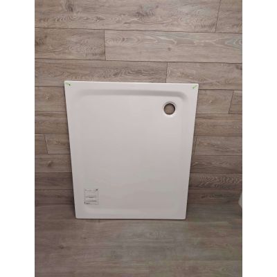 Outlet - Kaldewei Superplan Classic brodzik prostokątny 100x120 cm model 407-2 biały z nośnikiem styropianowym 430748040001