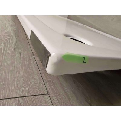 Outlet - Kaldewei Superplan Classic brodzik prostokątny 100x120 cm model 407-2 biały z nośnikiem styropianowym 430748040001