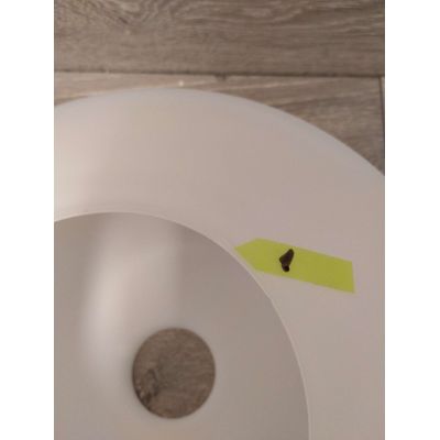 Outlet - Nordlux Alton lampa wisząca 1x60 W biała-czarna-mosiądz 48973001