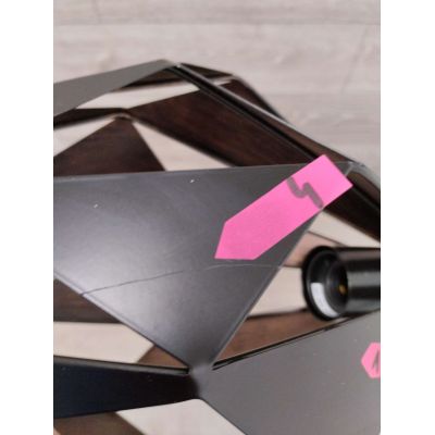 Outlet - Eglo Carlton lampa wisząca 1x60W czarny/miedź 49997