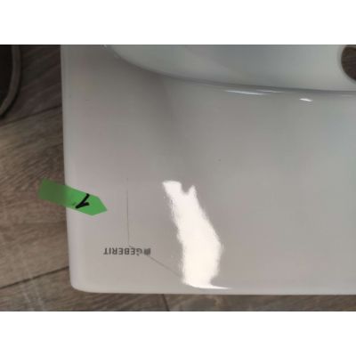 Outlet - Geberit Selnova Square umywalka 55x44 cm prostokątna ścienna-nablatowa biała 500.290.01.7