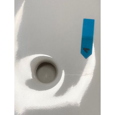 Outlet - Koło Variform umywalka 55x40 cm wpuszczana prostokątna biała 500.736.01.6