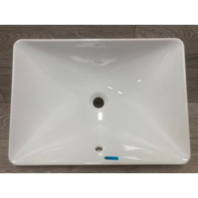 Outlet - Koło Variform umywalka 55x40 cm wpuszczana prostokątna biała 500.736.01.6