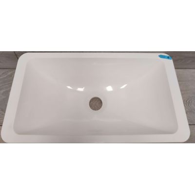 Outlet - Sapho Kama umywalka 50x26 cm wpuszczana prostokątna biała 50134