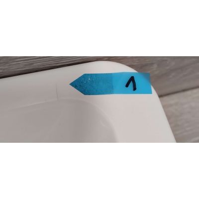 Outlet - Sapho Kama umywalka 50x26 cm wpuszczana prostokątna biała 50134