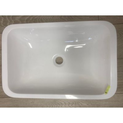 Outlet - Sapho Japura umywalka 55x36 cm wpuszczana prostokątna biała 50135