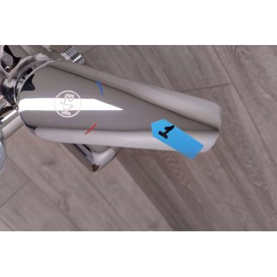 Outlet - KFA Armatura Tanzanit zestaw prysznicowy ścienny chrom 5026-910-00