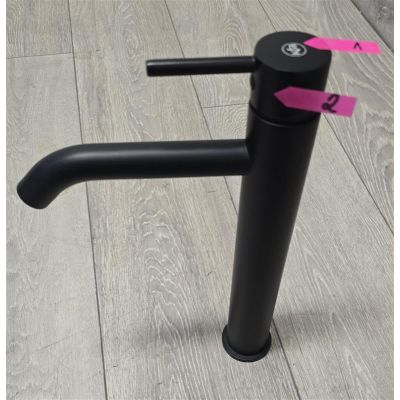 Outlet - KFA Armatura Moza Black bateria umywalkowa stojąca czarny mat 5032-612-81