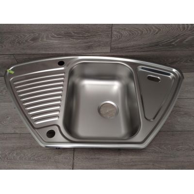 Outlet - Blanco Tipo 9 E zlewozmywak stalowy 93x51 cm stal mat 526338