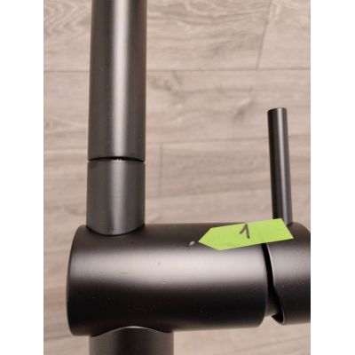 Outlet - Blanco Linus-S-F bateria kuchenna stojąca czarna 527523