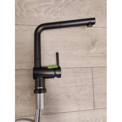 Outlet - Blanco Linus-S-F bateria kuchenna stojąca czarna 527523