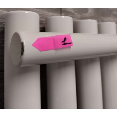 Outlet - Oltens Stang grzejnik łazienkowy dekoracyjny 180x26 cm biały mat 55017000