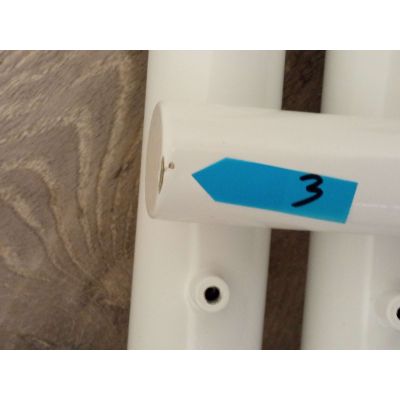 Outlet - Oltens Stang (e) grzejnik elektryczny 180x9,5 cm biały 55110000