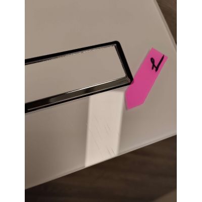 Outlet - Oltens Torne przycisk spłukujący do WC biały/chrom/biały 57200000