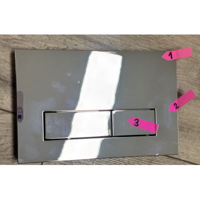 Outlet - LaVita LAV 200.3.2 przycisk spłukujący do WC chrom połysk