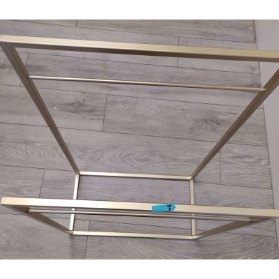 Outlet - Baltica Design Frode Gold wieszak na ręczniki 50 cm stojący złoty półmat