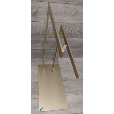 Outlet - Baltica Design Ove II Gold wieszak na ręczniki 60 cm stojący złoty