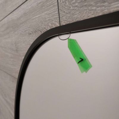 Outlet - Dubiel Vitrum Luis lustro łazienkowe 50x90 cm owalne rama czarna