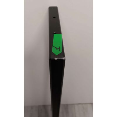 Outlet - LaVita Mindoro wieszak na ręcznik 120x45 cm czarny mat