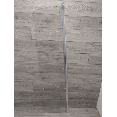 Outlet - Sanplast TX KN/TX5b-100+Bza kabina prysznicowa 100 cm kwadratowa z brodzikiem srebrny błyszczący/szkło przezroczyste 602-271-0240-38-401